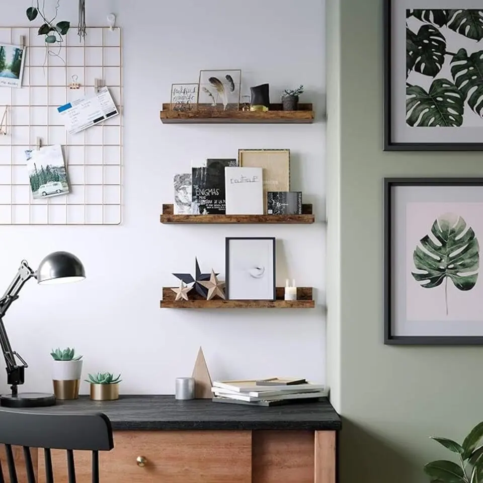 Parya Home wandplanken, set van 3, zwevende planken