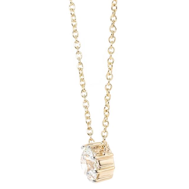 Brillant-Collier, feines Weiß, 0,50 ct., Gold 585
