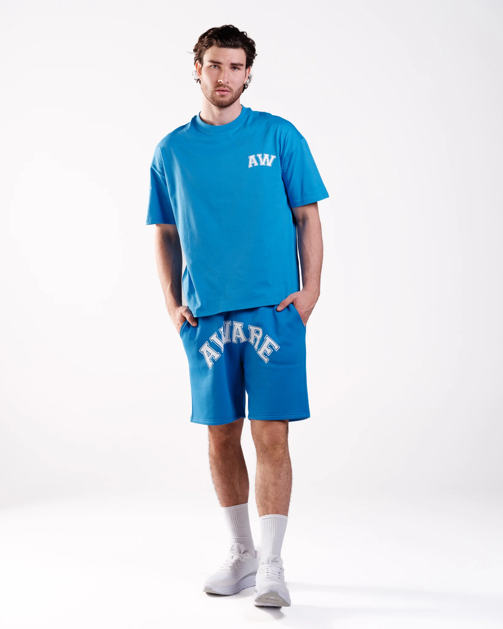 AWARE Oversized Tee Cobalt Blue