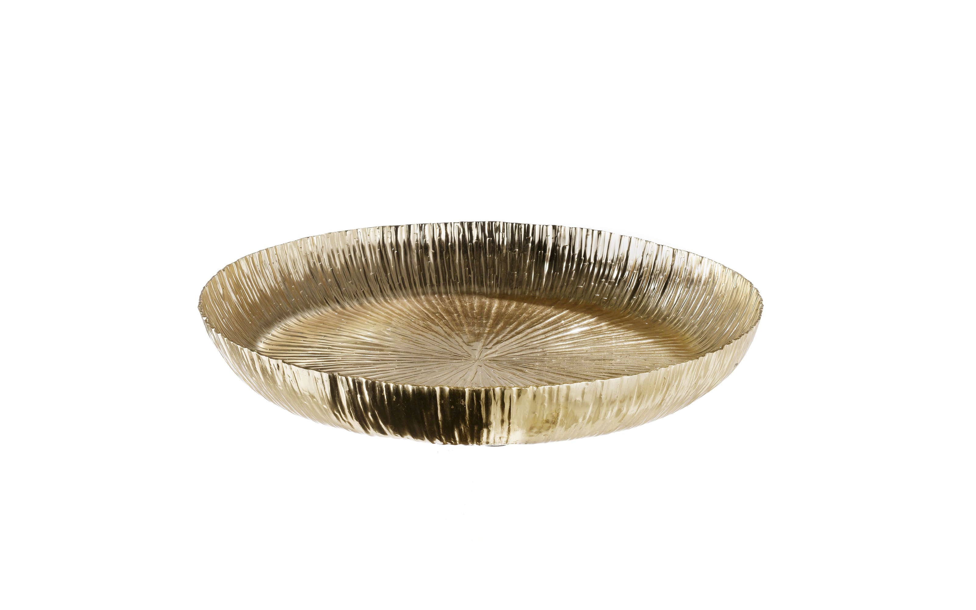 Deko Tablett in gold, 35 cm