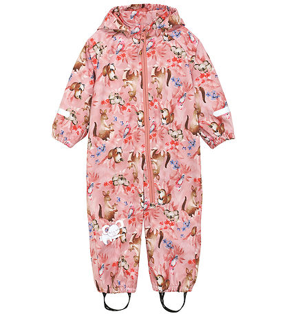 CeLaVi Softshellanzug - Peach Blossom m. Print