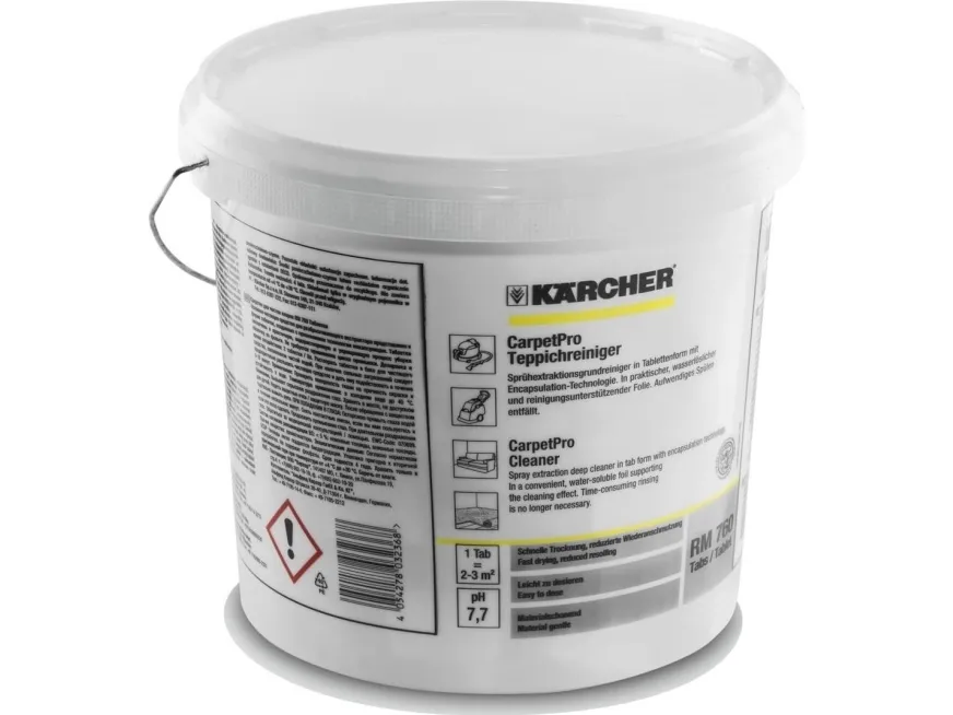 Kärcher CarpetPro RM 760 - Rengøring - tablet - maskinklar - farveløs (pakke med 200)