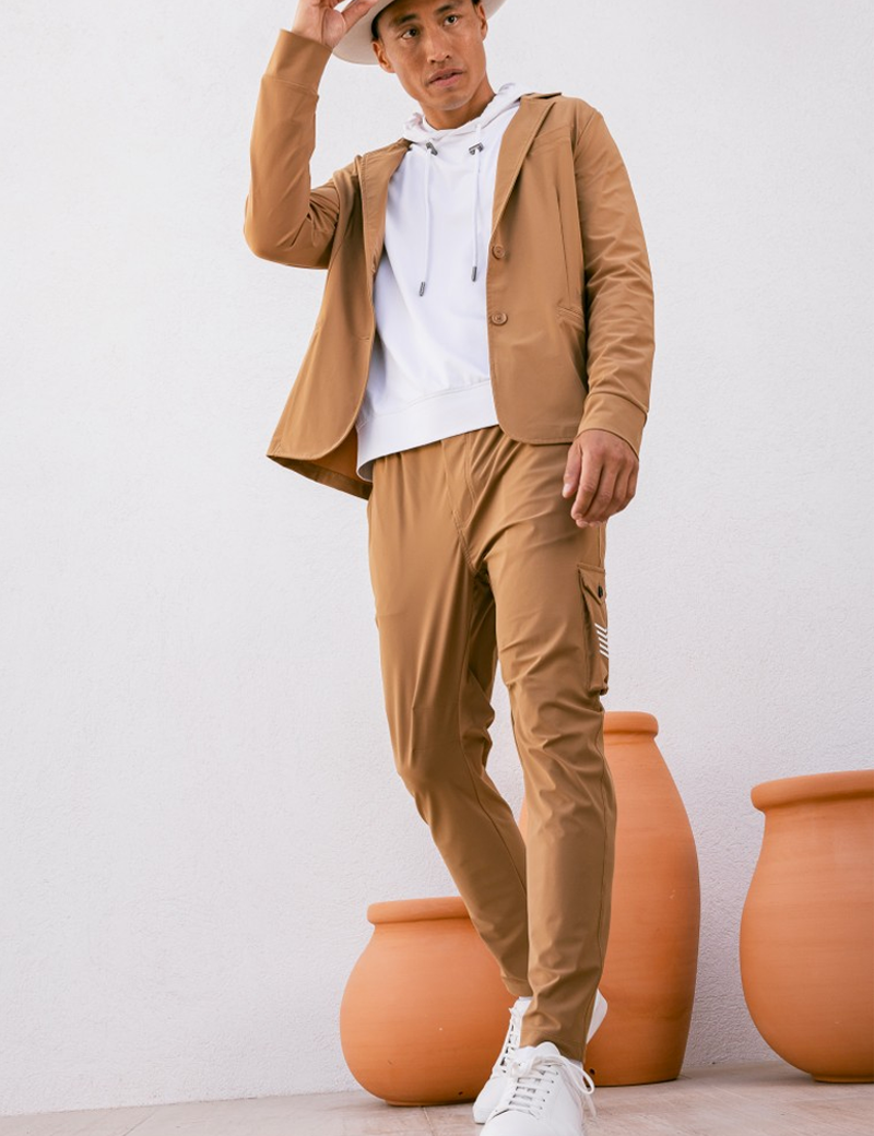 HBT PANTALON HOMME CHRIS CARGO MARRON