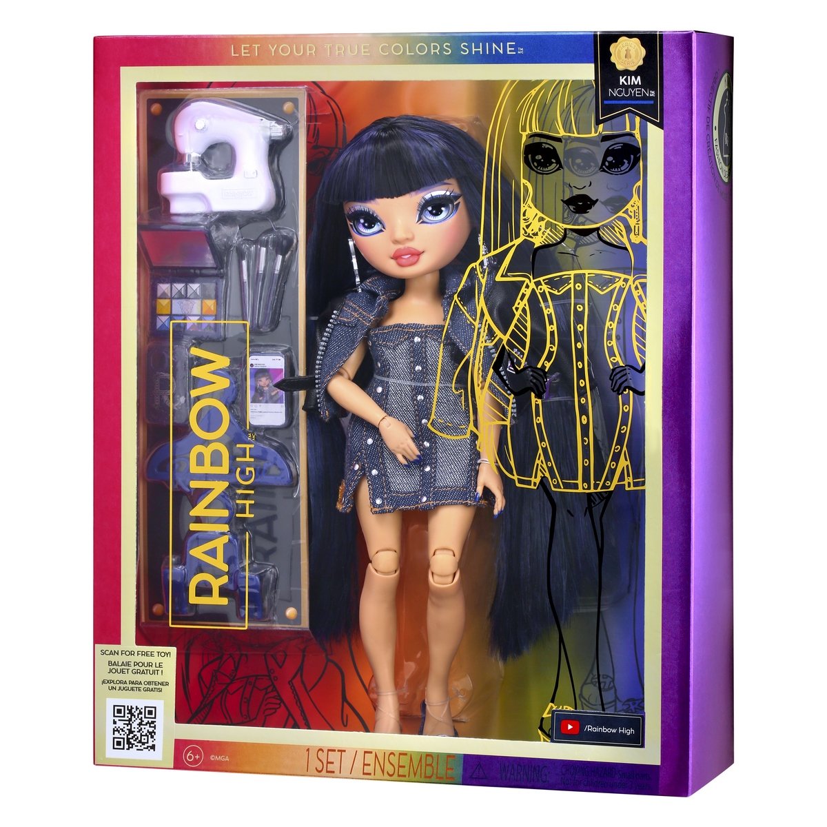 Poupée Rainbow High Fashion Doll NG Blue