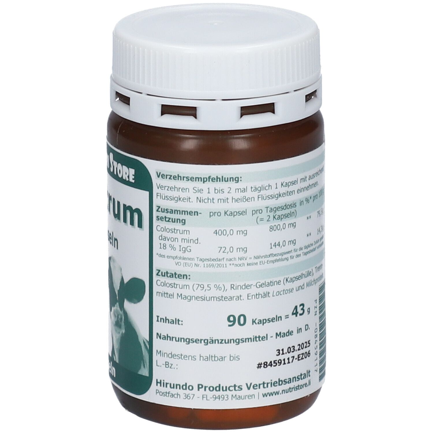 Colostrum 400 mg