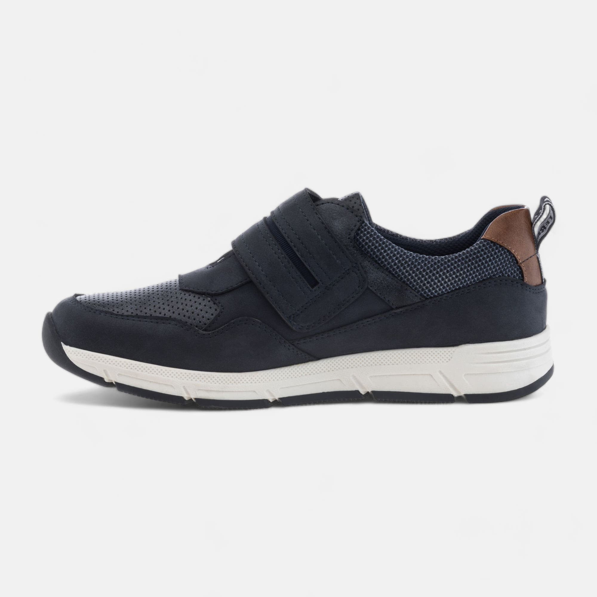 Derbies pieds sensibles Homme bleu marine