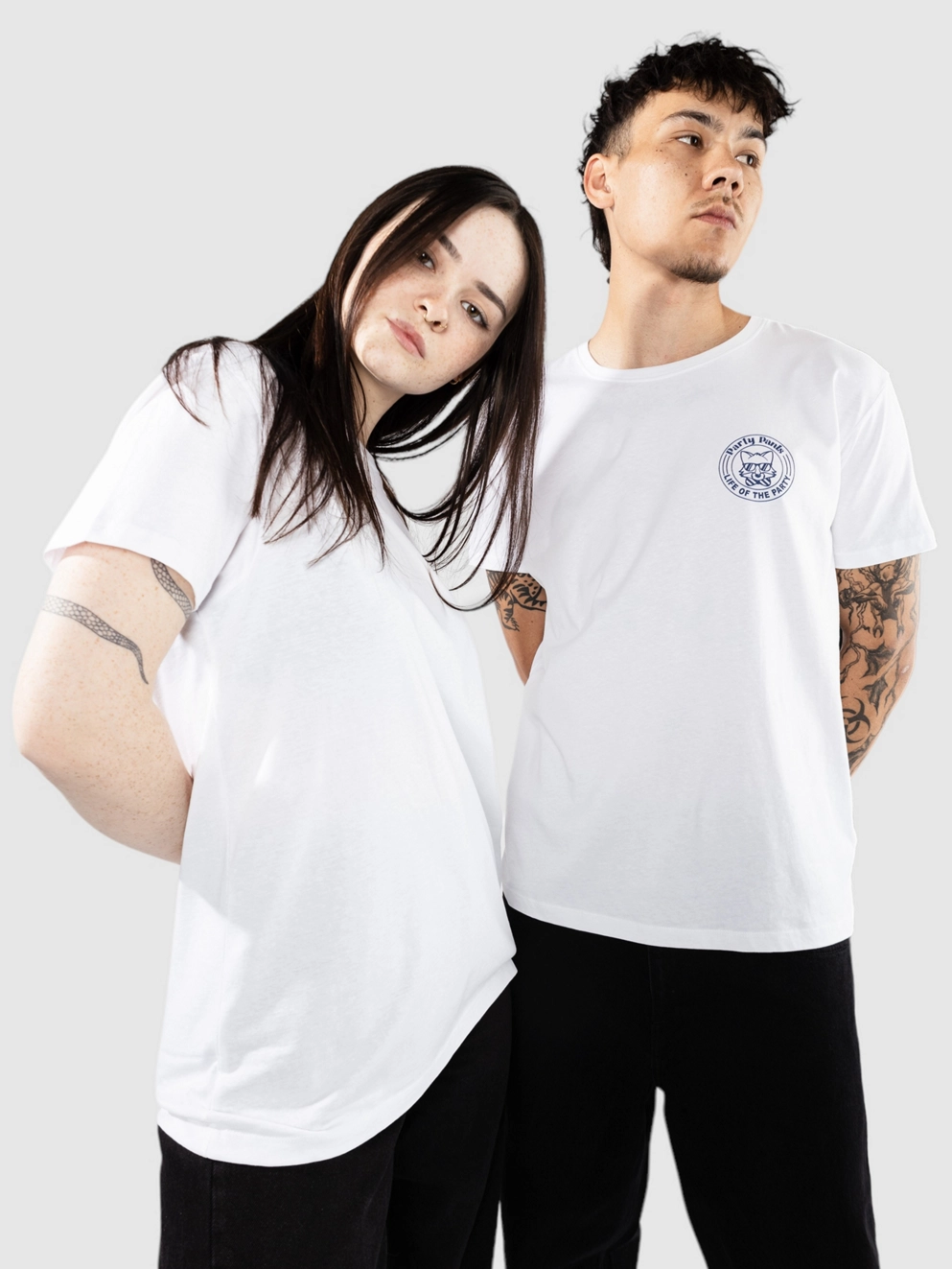 Party Pants Chug Life T-Shirt white
