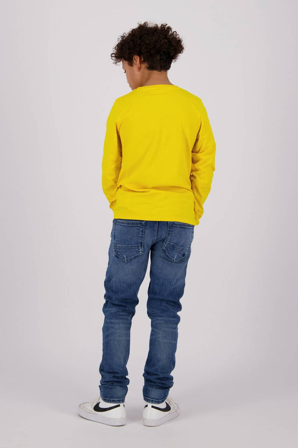 Raizzed longsleeve Homer met tekst geel