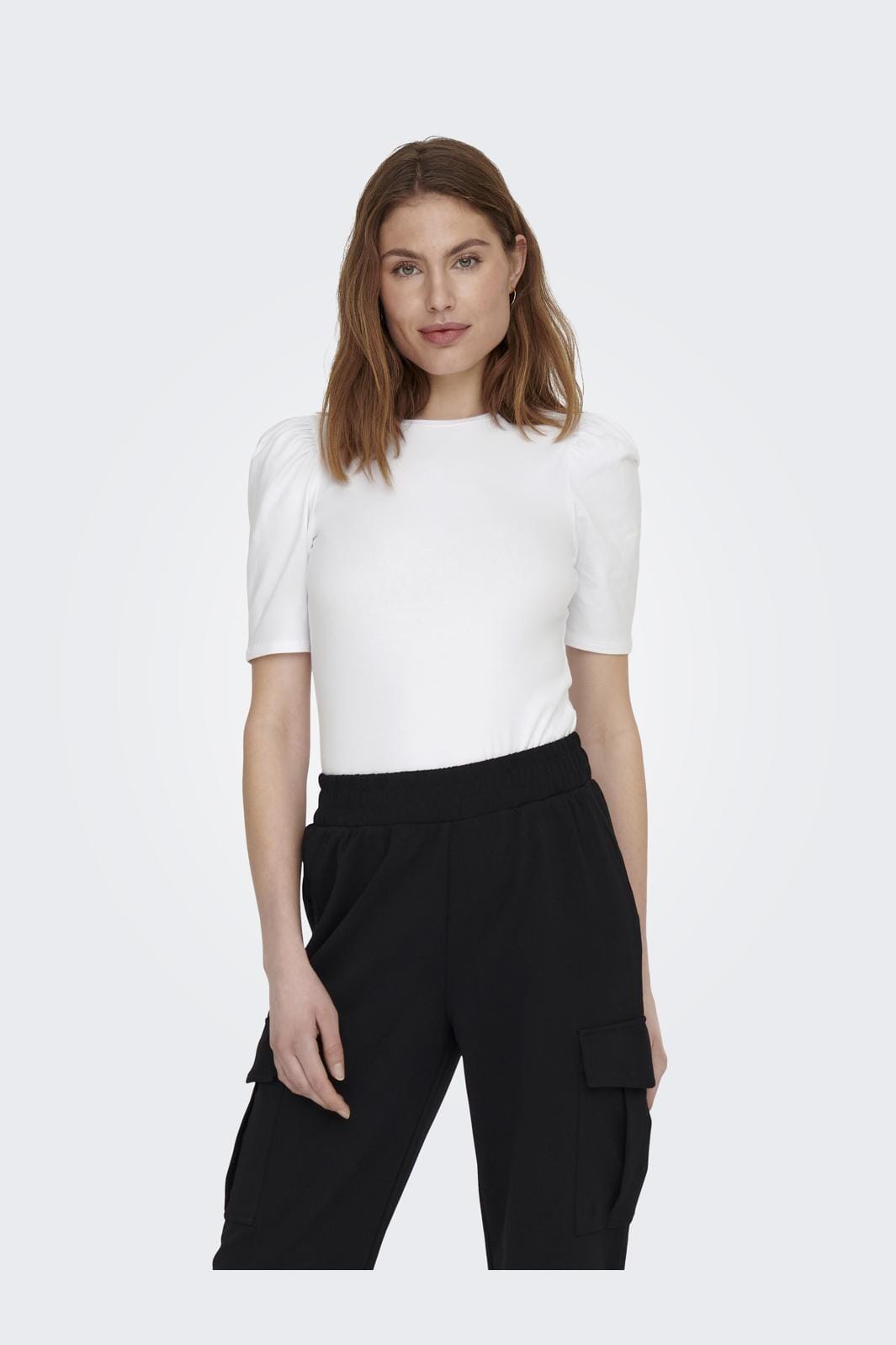 Only Onllive Love 2/4 Pufftop 4116728 white