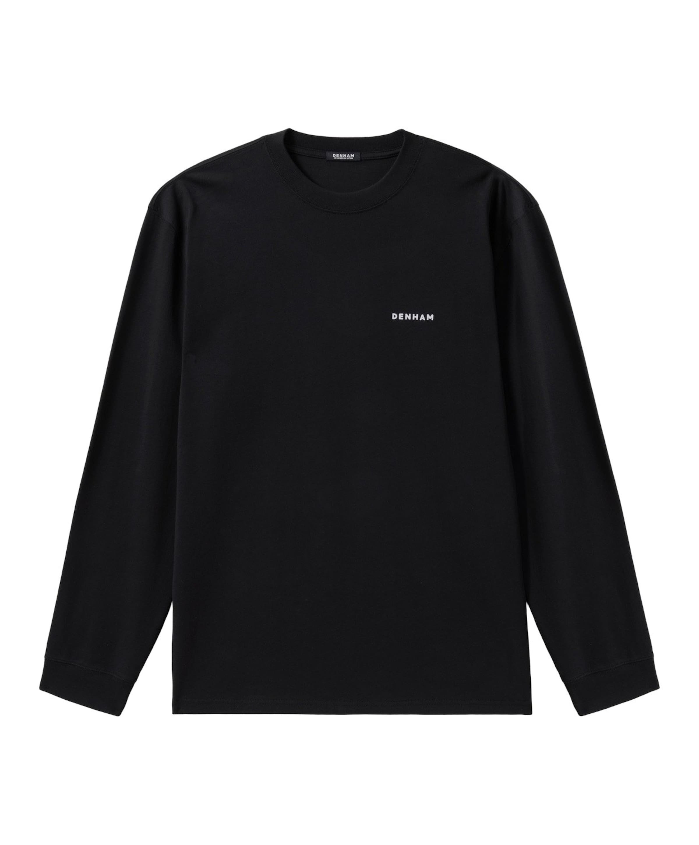 Denham Heren longsleeve zwart