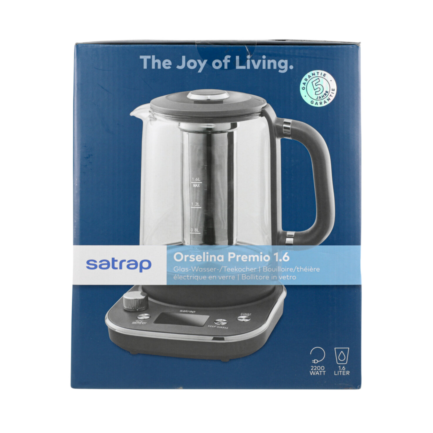 satrap Wasserkocher Orselina Premio 1.6