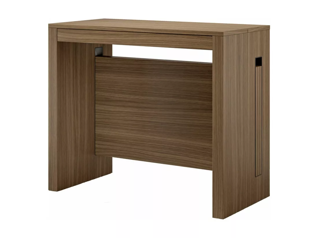 Table extensible - couleur noyer - 90x45-190 cm - ROMA