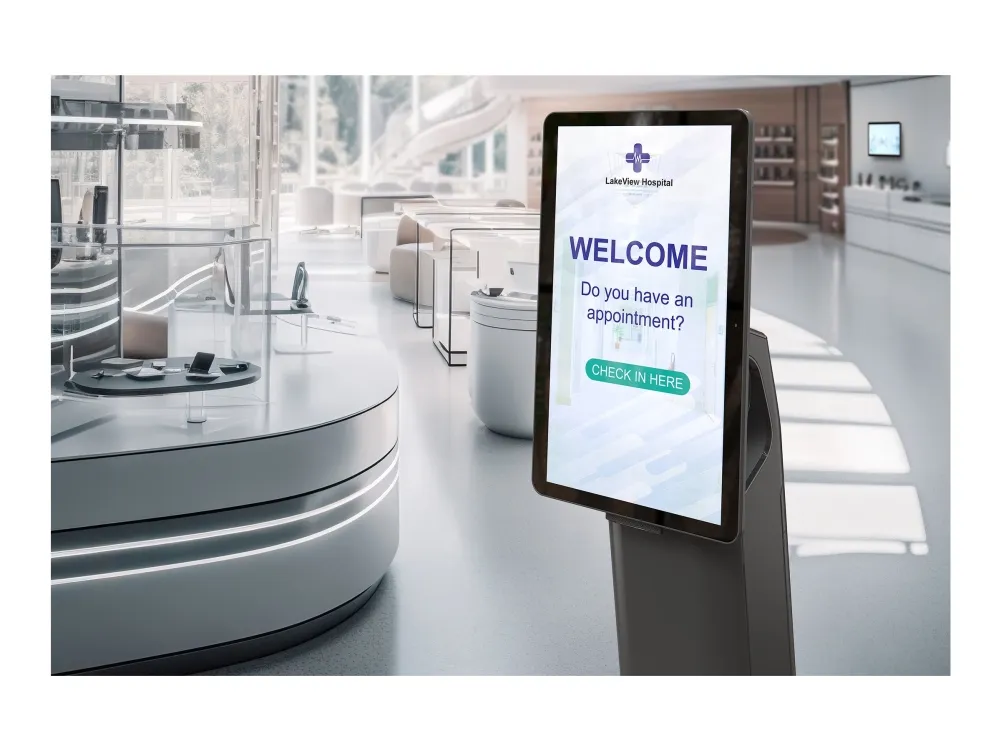 Zebra KC50 - Kiosk 1 5430 - RAM 8 GB - flash 128 GB - Gigabit Ethernet, Bluetooth, IEEE 802.11ax (Wi-Fi 6), Bluetooth 5.3 - skærm: LCD 22