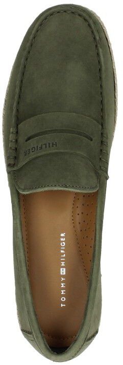 Tommy Hilfiger Jute Nubuck Mocassin groen
