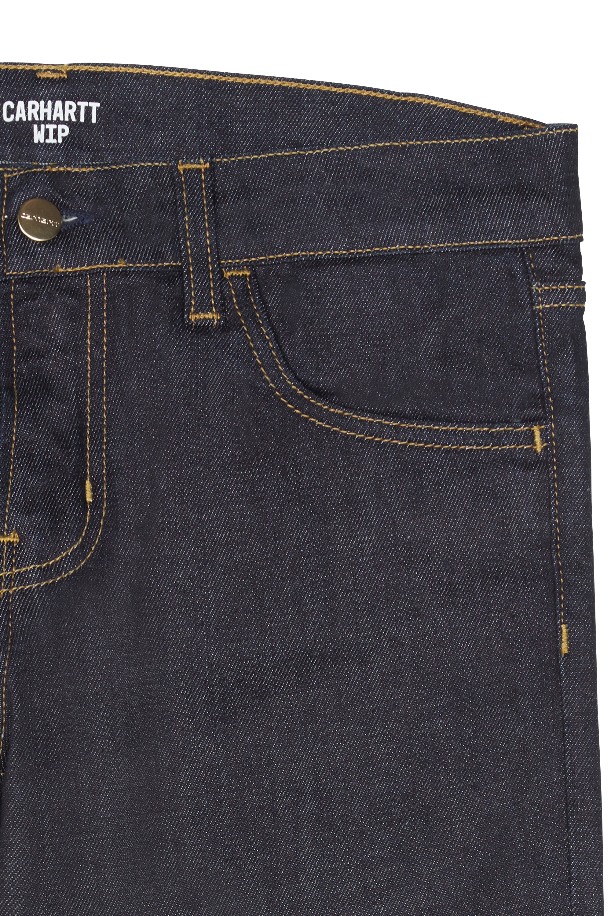 CARHARTT WIP Jean slim brut en coton stretch REBEL Bleu