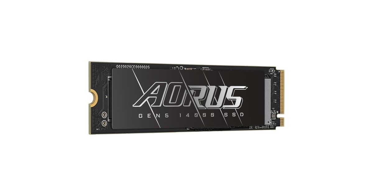 GIGABYTEAORUS Gen5 14000 2 TB SSD  (PCI-Express 5.0x4, NVMe 2.0, M.2 2280)