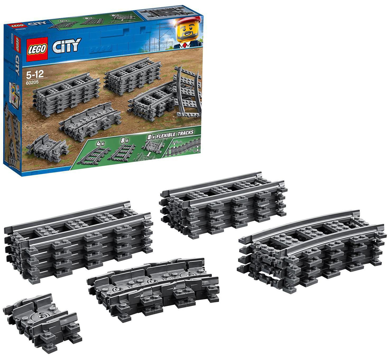 LEGO® Konstruktionsspielsteine »Schienen (60205),  LEGO® City« Made in Europe