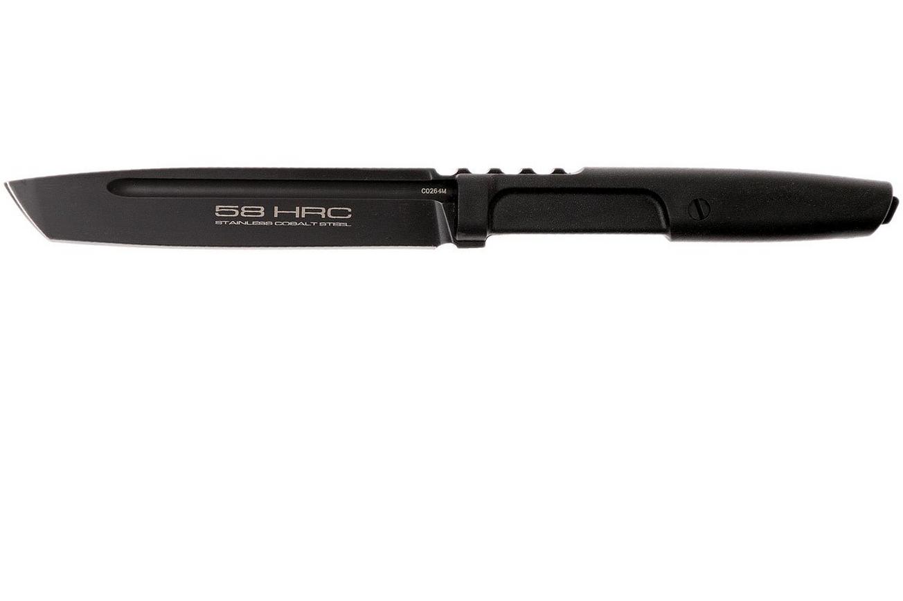 Extrema Ratio Mamba Black 04-1000-0477-BLK, vaststaand mes