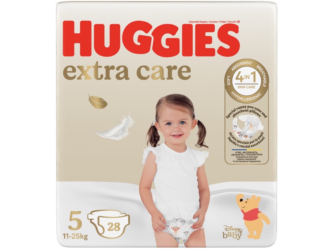 FRALDAS HUGGIES T5 11-25KG 28UN