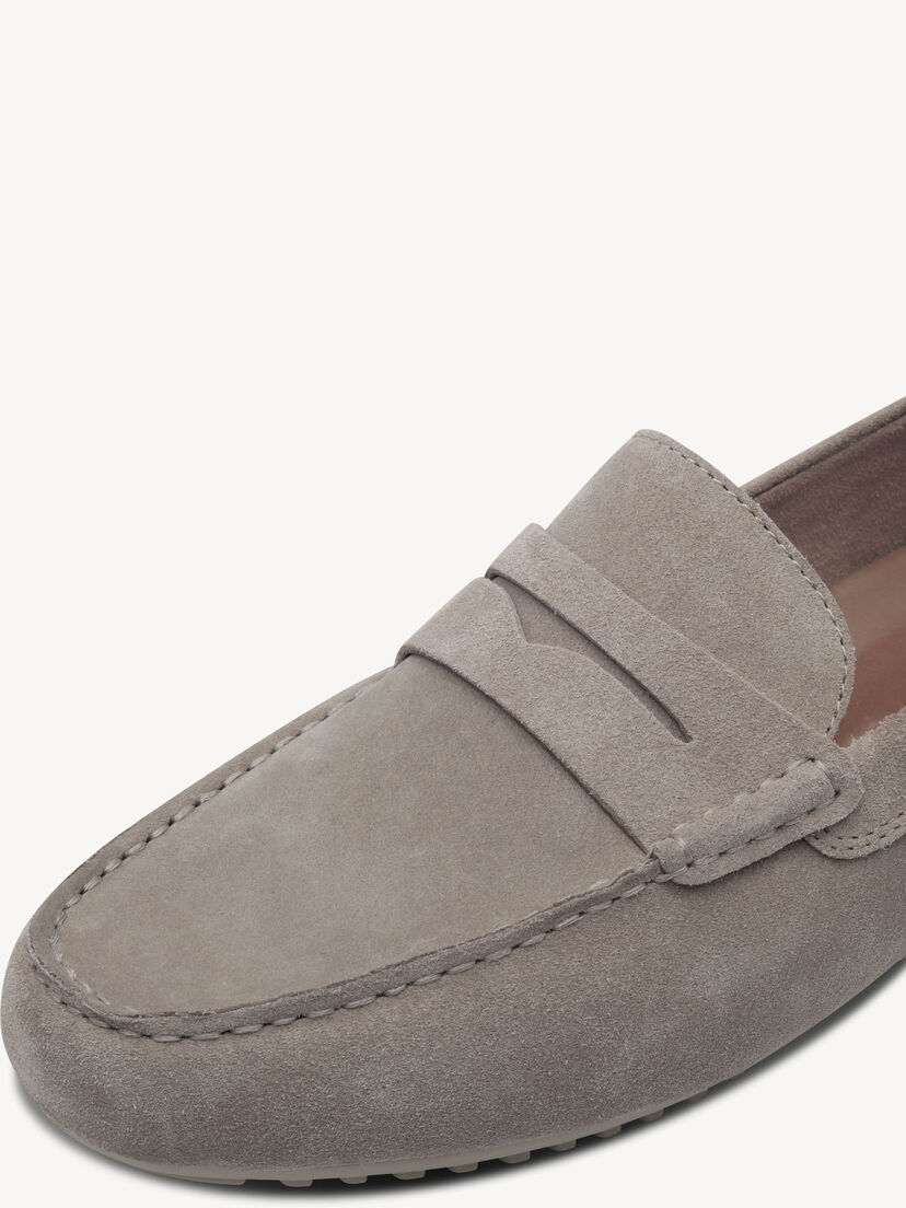 Leren Instappers - beige