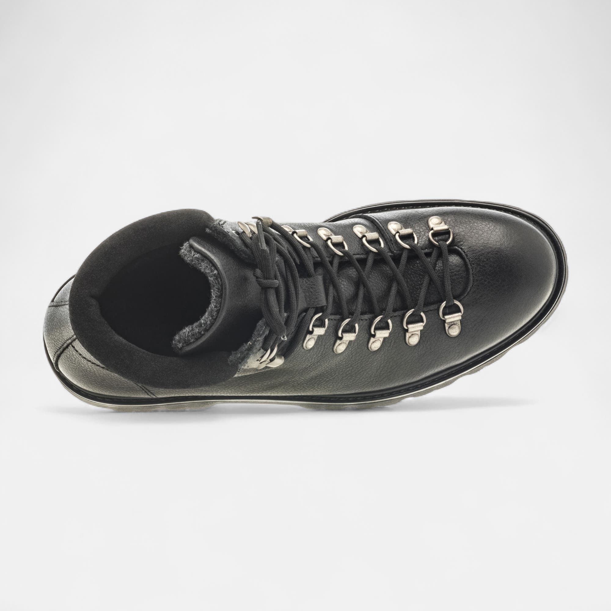 Boots Homme en cuir noir