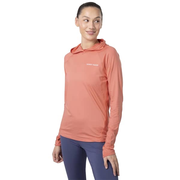 T-shirt running KARI TRAA SANNE SUNSHIRT PEACH PINK