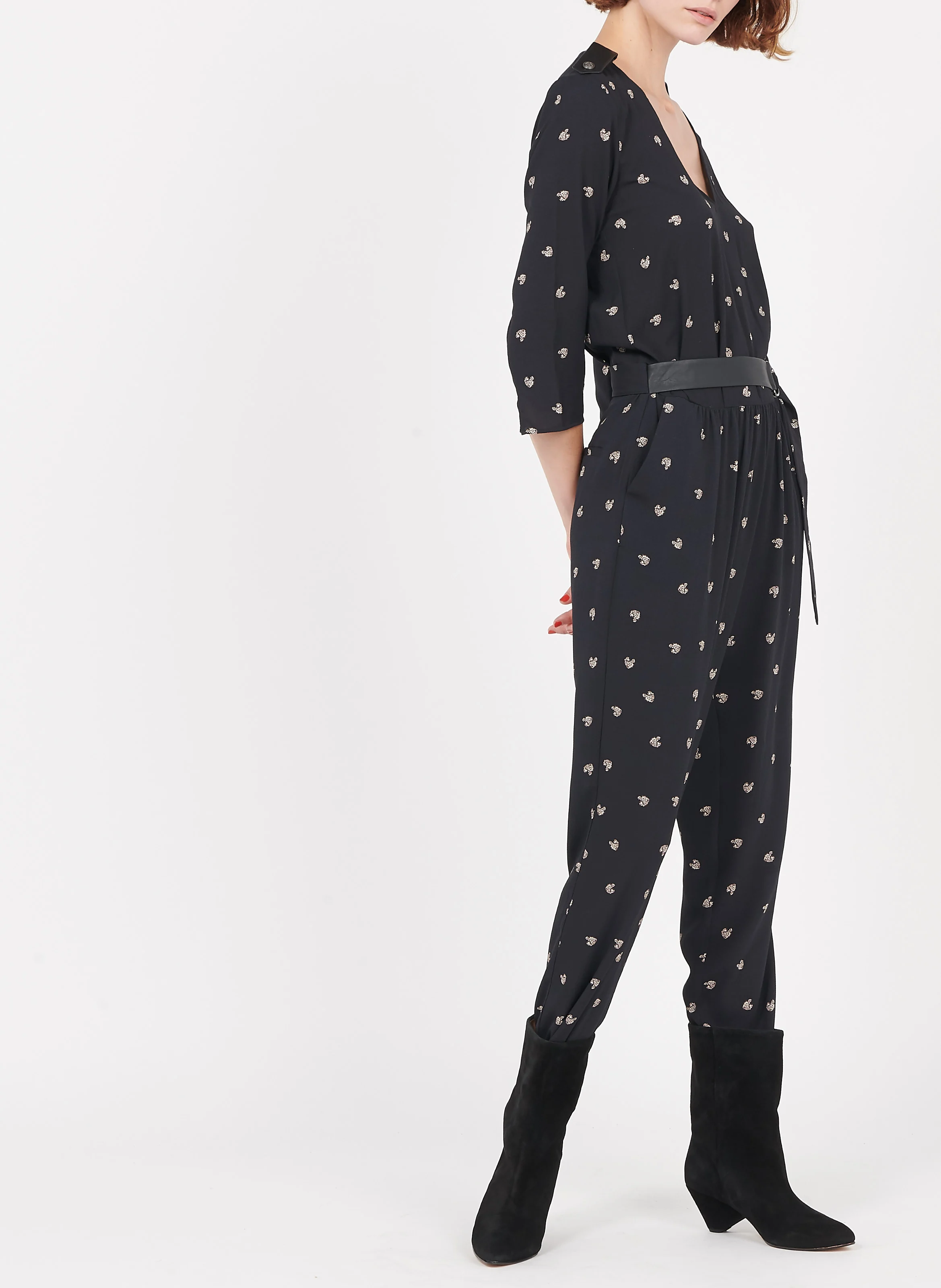 VULLY 50 - Bottines en velours | Noir