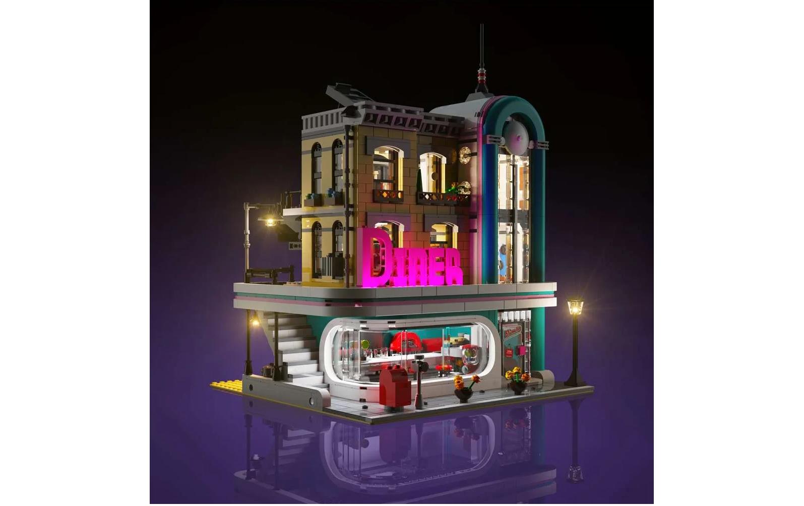 LED-Licht-Set für LEGO® für 10260 Amerikanisches DinerBeleuchtungs-Kit