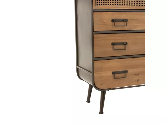 Buffet 3 Tiroirs en Bois 