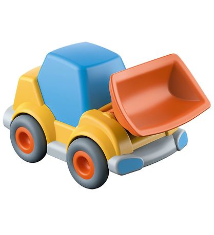 Haba Traktor m. Frontl?sser - 6,5 cm - Gul