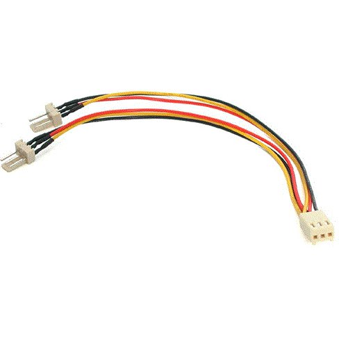 StarTech.com Câble Y d'alimentation pour Ventilateur TX3 - Câble Répartiteur 3 broches pour PC -15cm