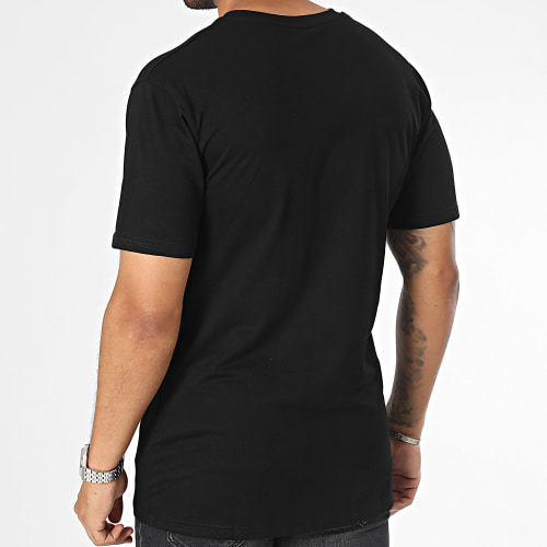 Tee Shirt Poche Noir Bleu Clair