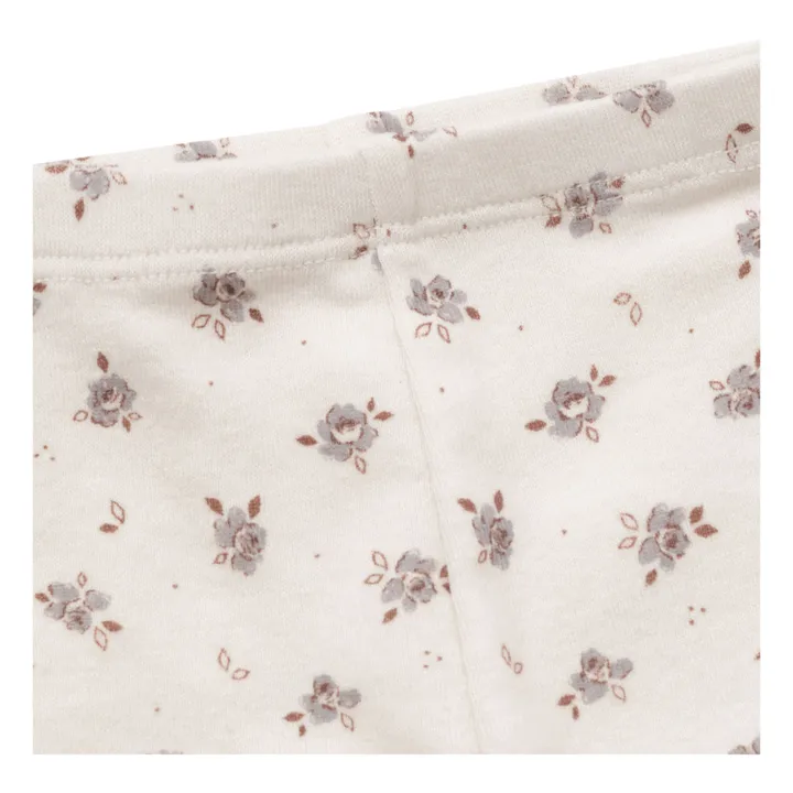 Louisiella Pyjama Perbena Fleuri Bébé | Ecru