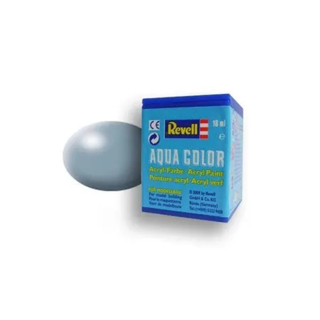 Revell Aqua Color Grau, seidenmatt, 18ml, RAL 7001