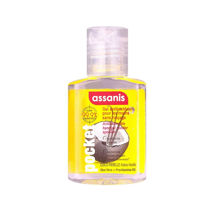 Pocket coco-vanille gel antibactérien 20ml
