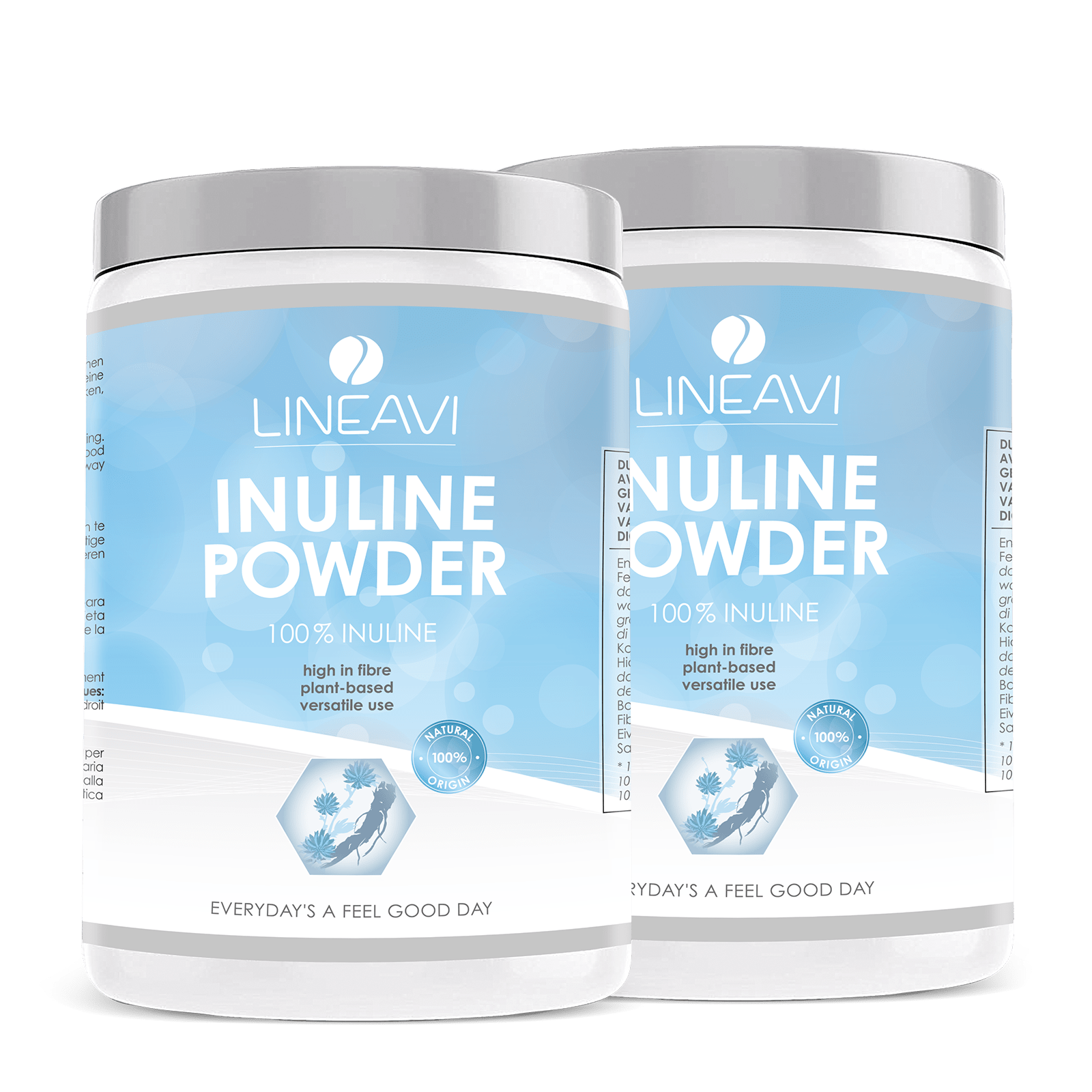 Doppelpack: LINEAVI Inulinpulver (2x500g)