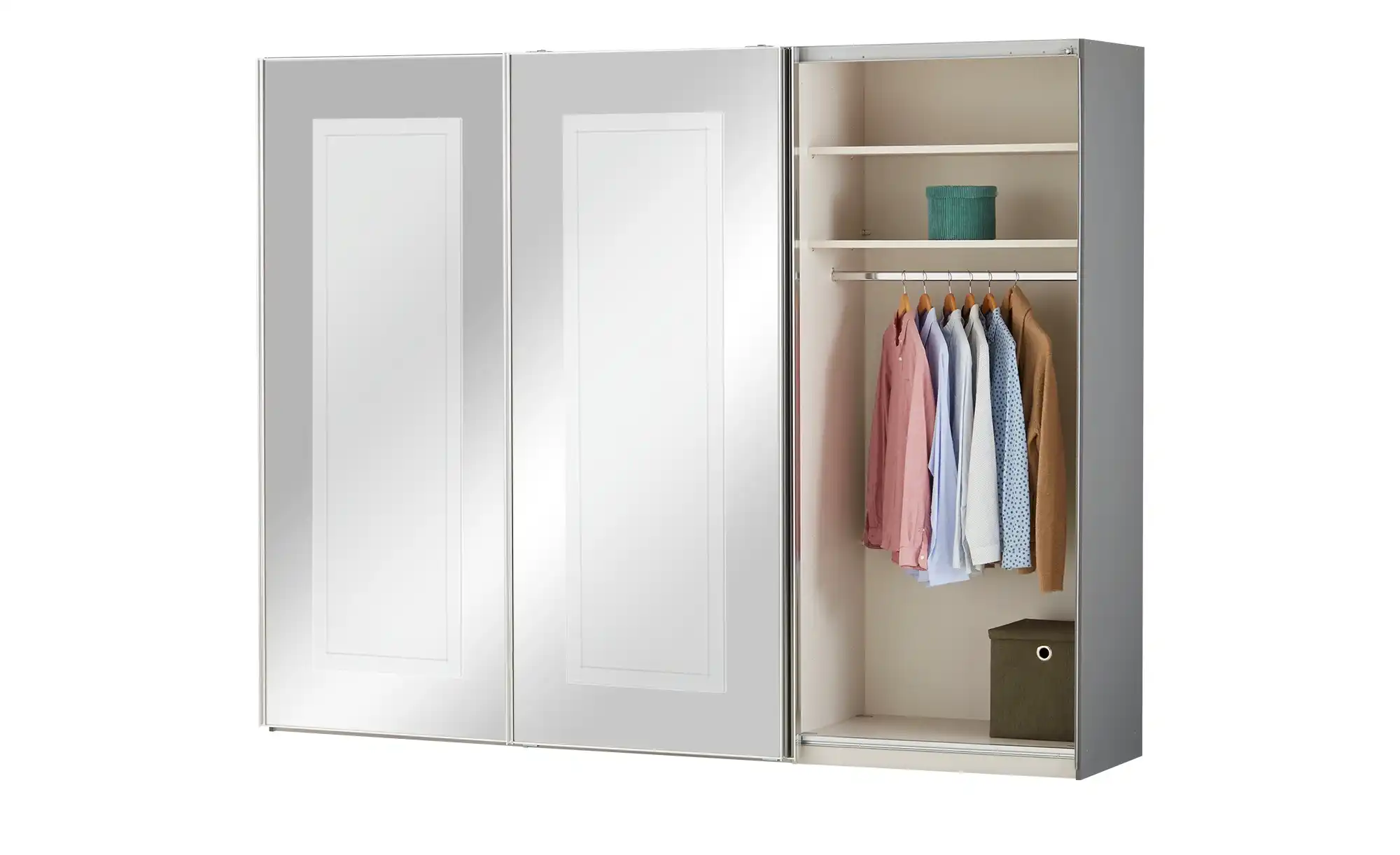 Schwebetürenschrank verspiegelt Bonio