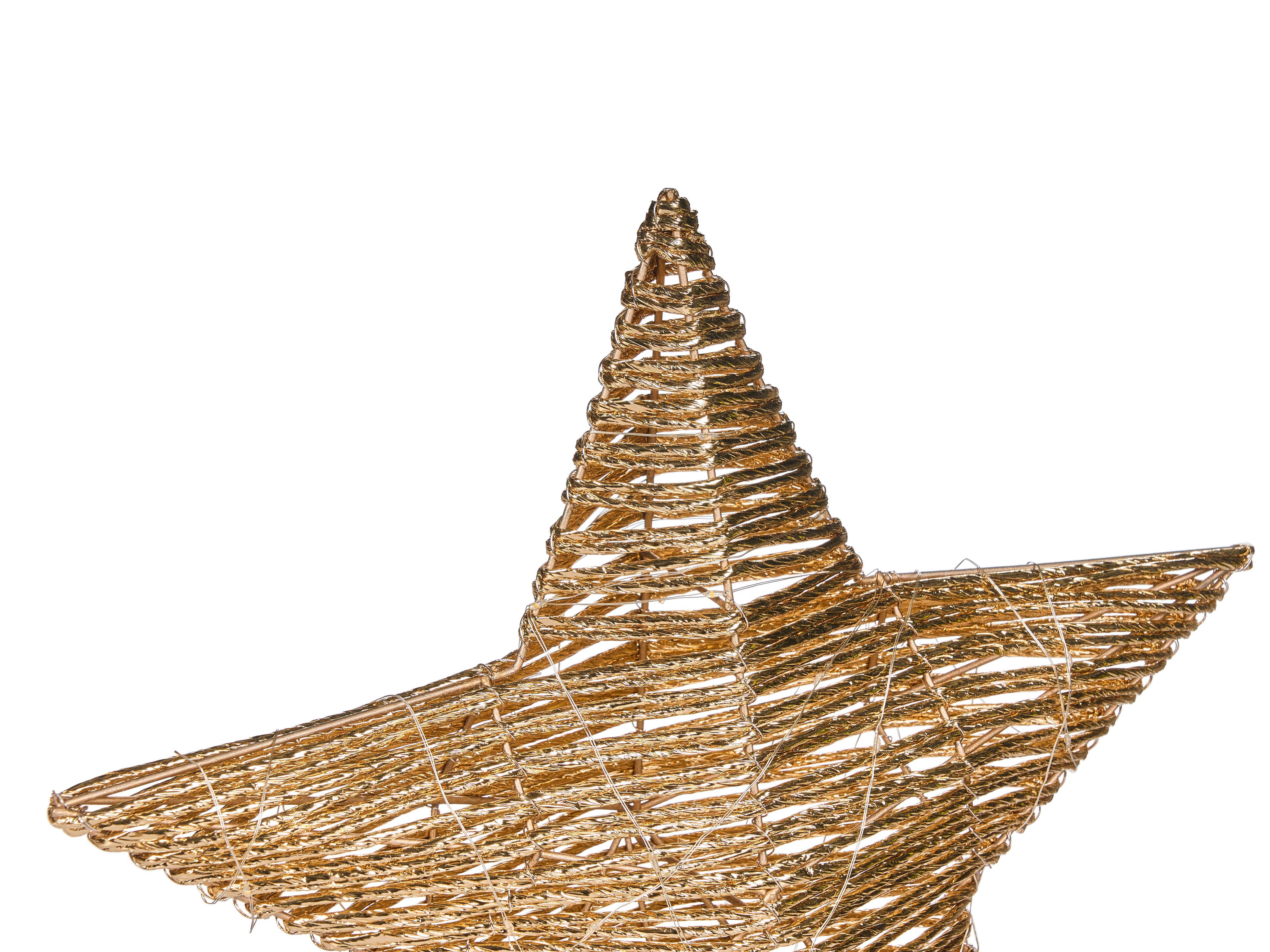 Kerstdecoratie LED FARUP Ster 51 cm Goud