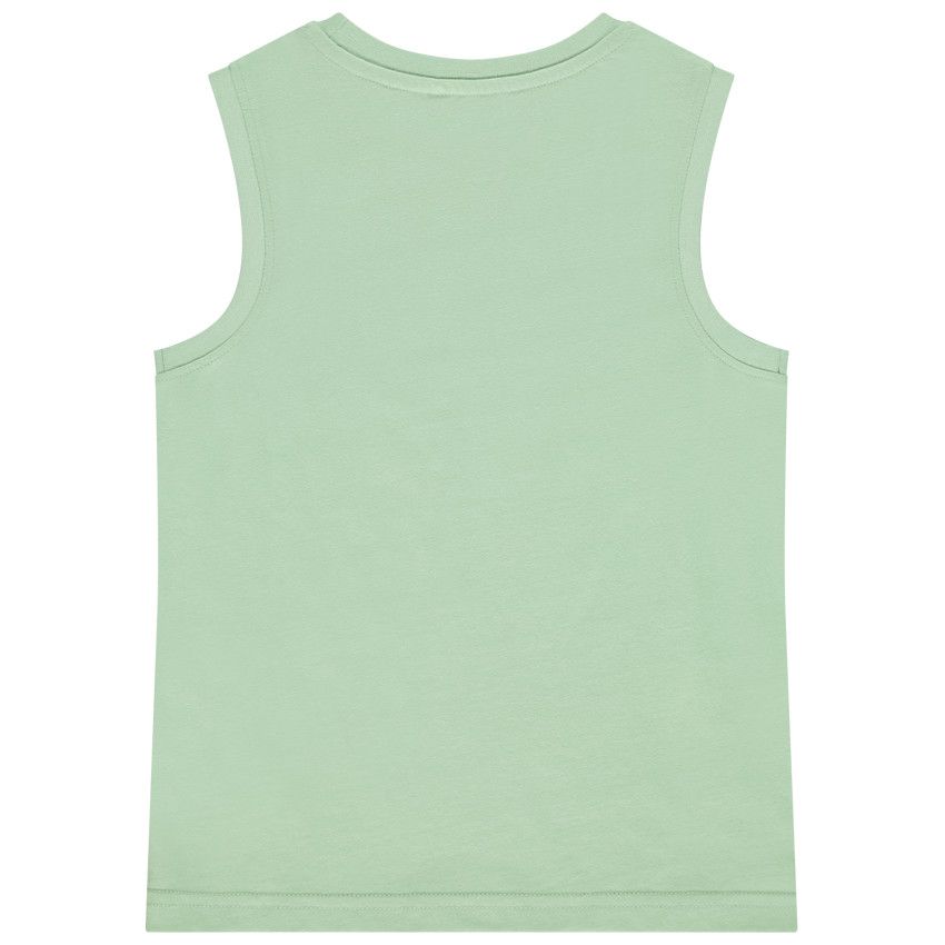 Débardeur uni avec print fantaisie pour garçon - Vert