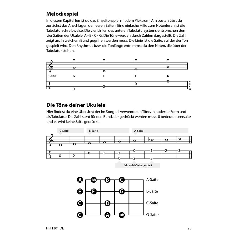 Cascha HH 1301 DE Ukulele - Schnell und einfach lernen (Duitstalig)