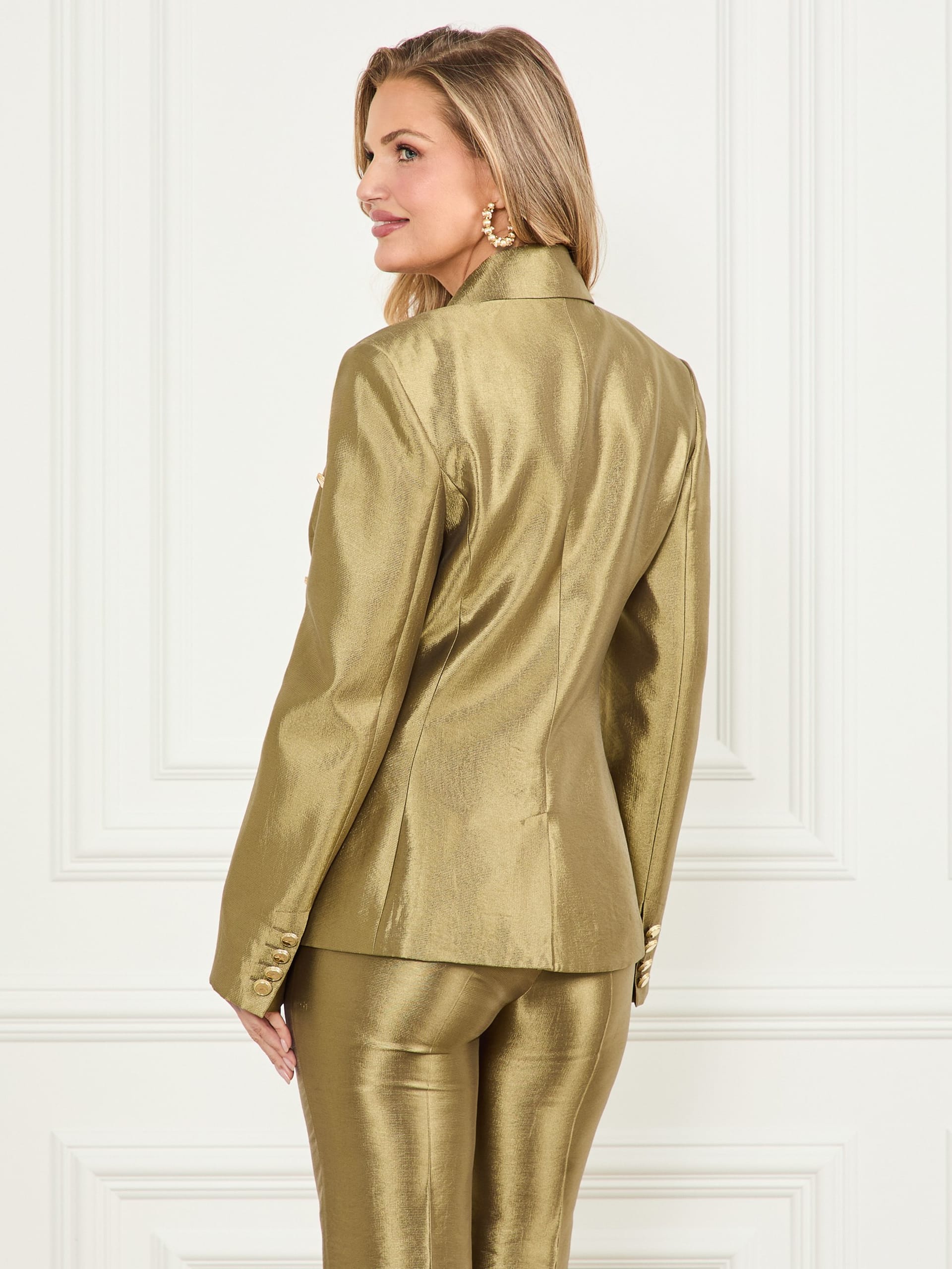 Blazer Eco Milla de Abotoamento Duplo