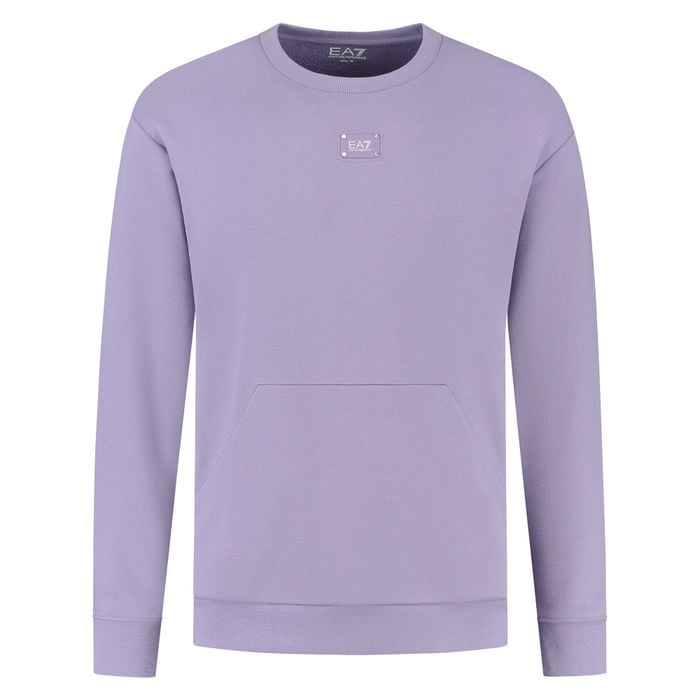 EA7 Train Logo Series Oversized Sweater Heren