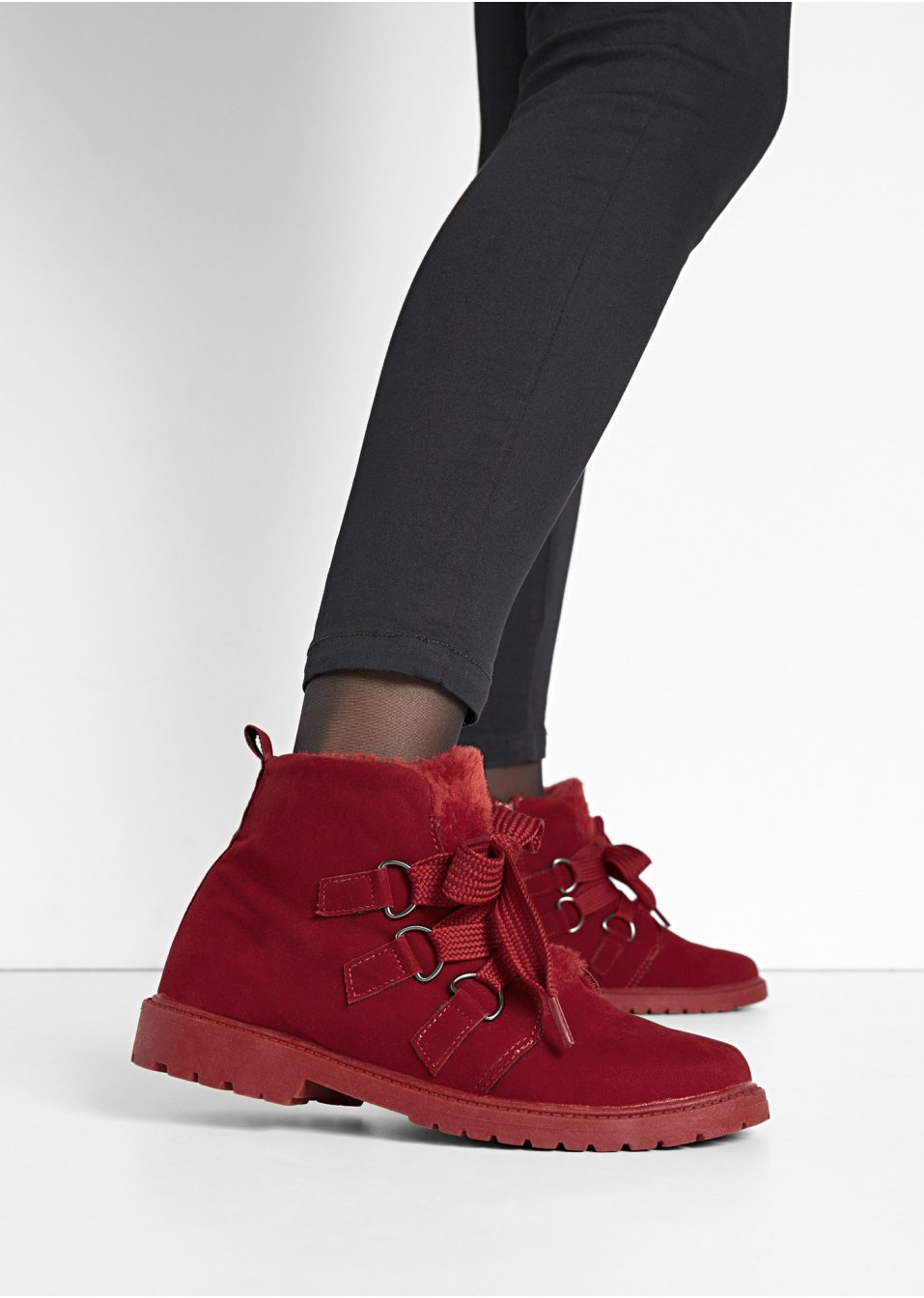 Boots à lacets
