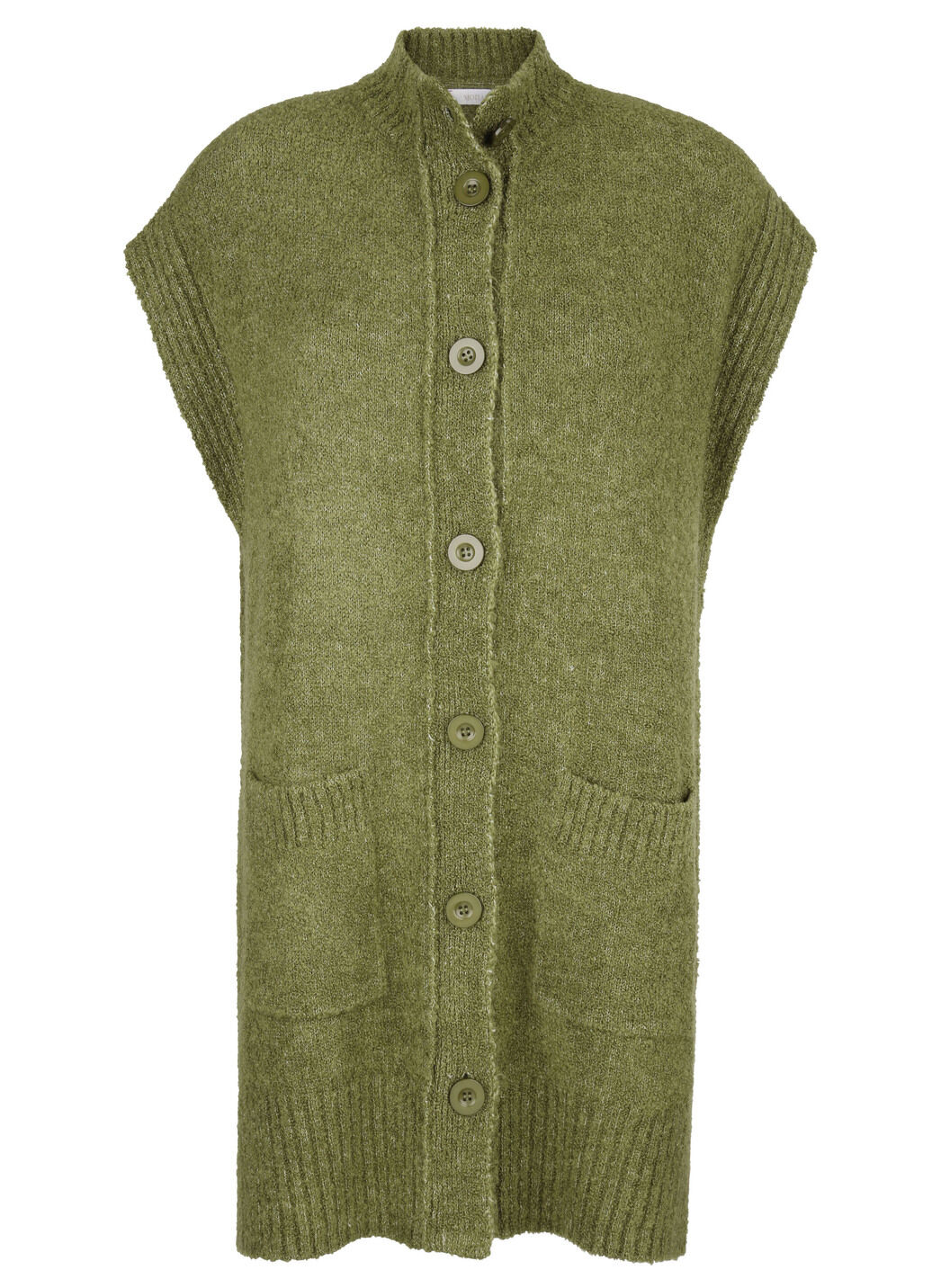 Gilet aus Bouclé-Melangegarn