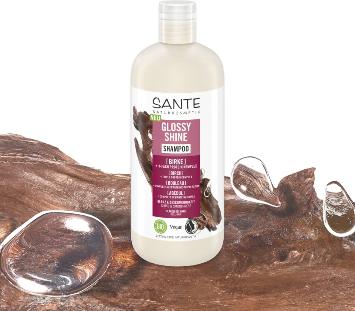 Santé naturally.  Glossy Shine Shampoo, 500 ml