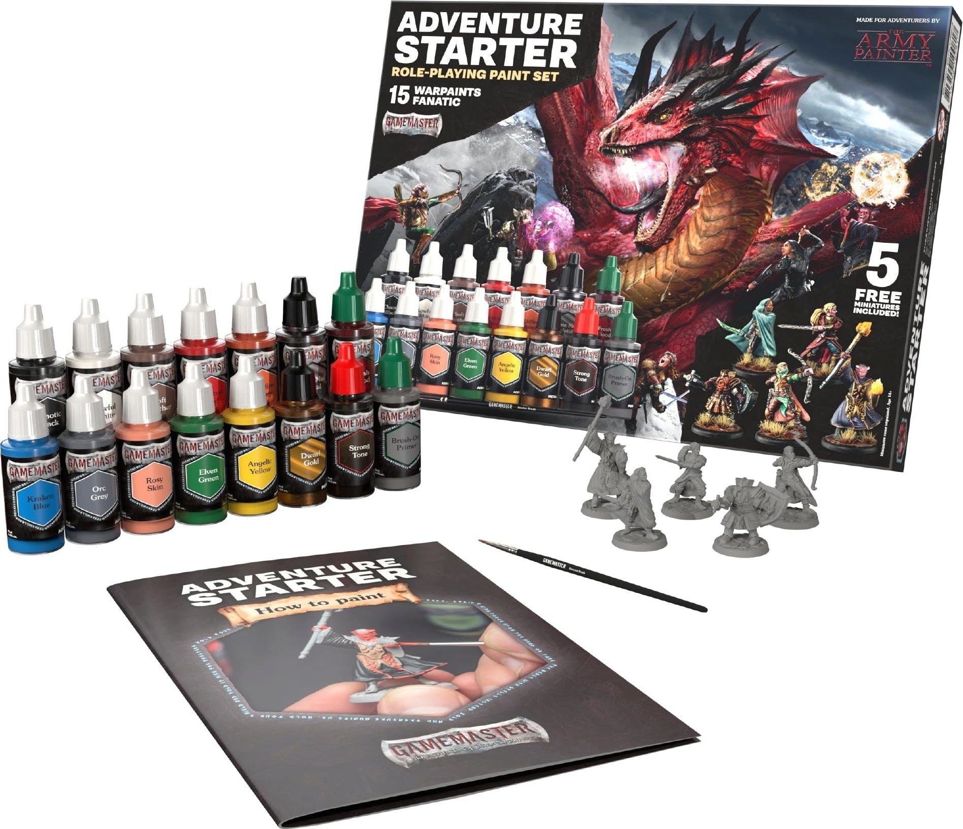 The Army Painter  GameMaster: Adventure Starter Role-Playing Paint Set    Das perfekte Bastelset für den Einstieg in die Miniaturwelt!