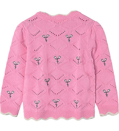 Fliink Cardigan - Strick - Mela Flower - Begonie Pink