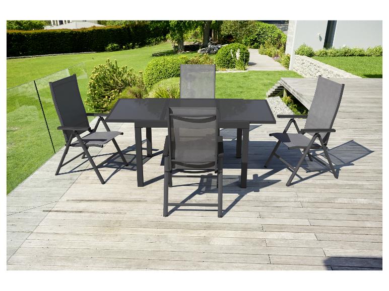 Uitschuifbare aluminium tuintafel Houston