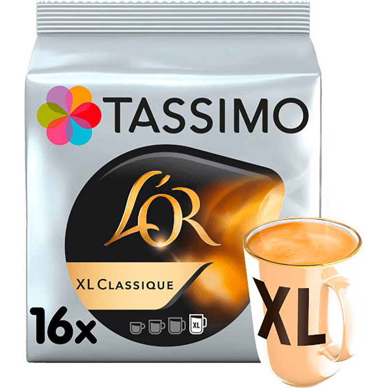 Capsules de café Tassimo L'Or XL Classique - Paquet de 16