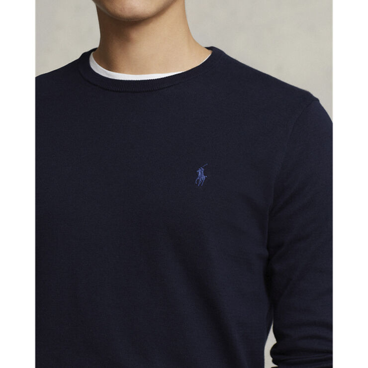 Polo Ralph Lauren Slim Fit Cotton Sweater Hunter navy